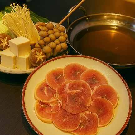 ★忘年会プラン☆地鶏しゃぶ鍋付き!竹コース