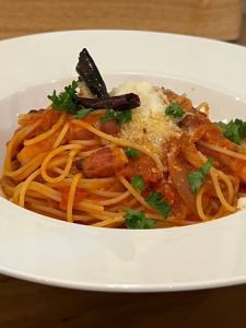 Amatriciana 意大利面配大量培根