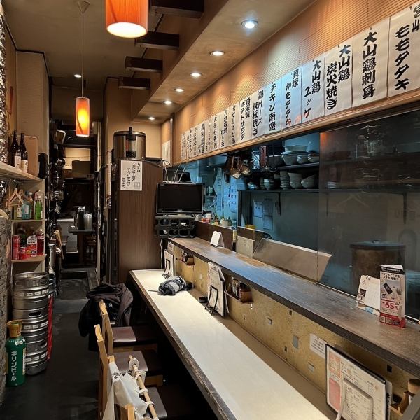 [Single person, also for a date ◎] We have 8 counter seats that can be used casually by one person.In addition, it can also be used for dates and social gatherings between friends.
