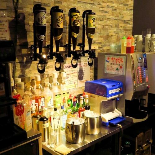 All-you-can-drink is self-serve drinks