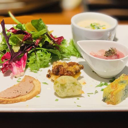 【Lunch Course】 Aコース(ご予約はお電話にて承っております。)