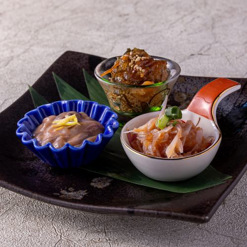 東北珍味三種盛り