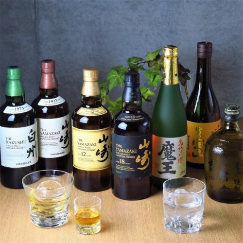 You can enjoy it with various dishes such as whiskey and shochu.