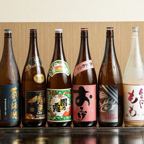 お酒と香里もんじゃ焼きの絶妙に旨い組み合わせを是非♪