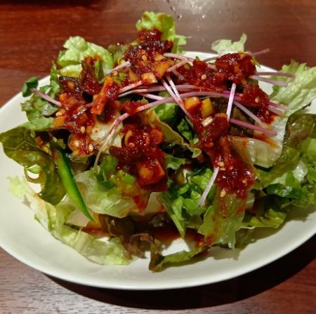 ピリ辛豆腐サラダ