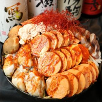 ◆NEW◆ 【痛風火鍋（紅）套餐】奢華食材，超人氣！【共7道菜品】5,500日元