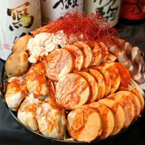 [Gout hot pot / red course] Very popular with a lot of luxurious ingredients! << 7 items >> 5500 yen