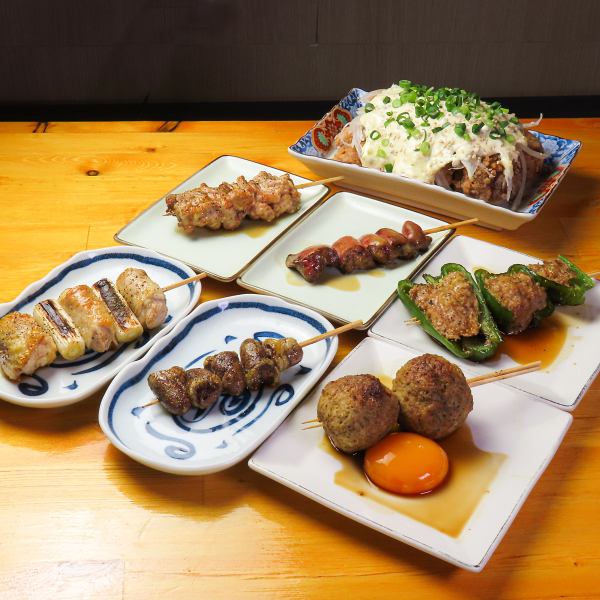 香ばしい！専門店の鶏を使った本格炭火焼鳥