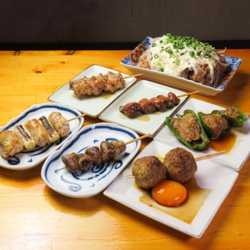 香ばしい！専門店の鶏を使った本格炭火焼鳥