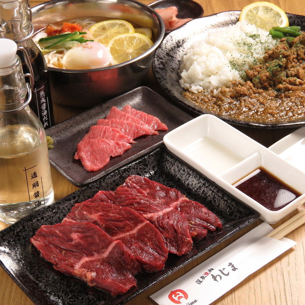 We can also propose a course that suits a special day! Enjoy good meat in a stylish space ♪