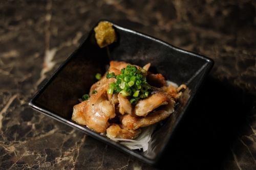 鳥のハラミポン酢(柚子胡椒付き)