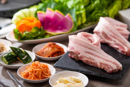 Samgyeopsal set