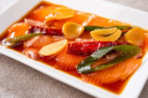 Ganjang salmon