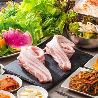 【韓国料理を堪能！】2時間飲み放題付全7品！【韓国味巡りコース】4280円→3480円