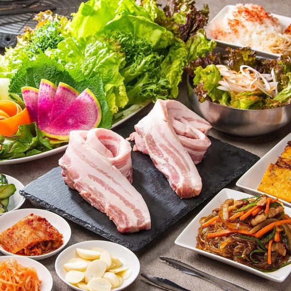 Our signature dish, Samgyeopsal, has an order rate of over 95%!