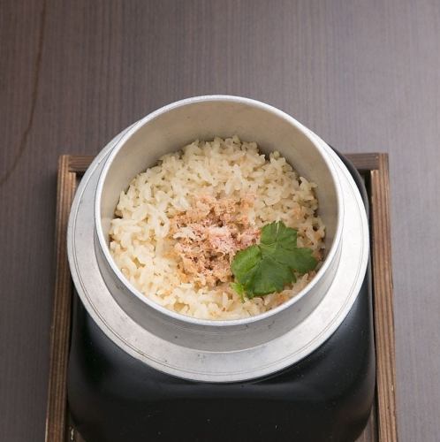 カニの釜飯