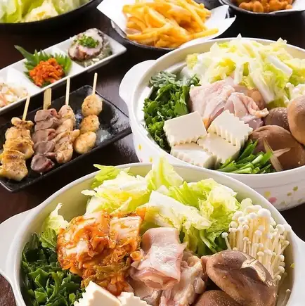 【とりちゃん特製鍋コース】90分飲み放題付◆各種ご宴会に◎特製鍋を堪能！[全8品] 4500円(税込)