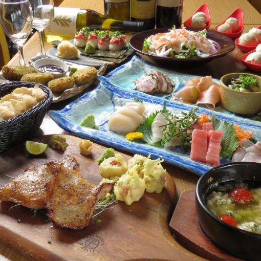 For a welcome and farewell party! [Premium course] 2 hours of all-you-can-drink included <10 dishes> 9,000 yen