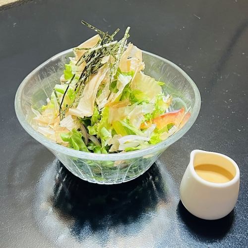 青菜が主役の和風サラダ