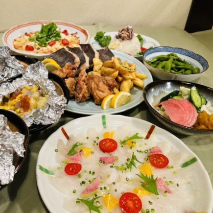 仲間とわいわい♪ 2時間飲み放題付き6品5500円 盛込み形式