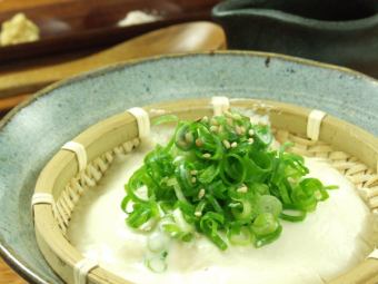 Handmade colander tofu