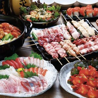 ≪ちょっと贅沢に≫ 豪華デラックスコース　◇90分飲み放題付き  6,500円 (税込)
