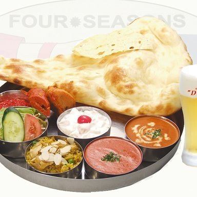 [Enjoy two types of curry!] Deli set where you can enjoy authentic Indian cuisine 1,790 yen