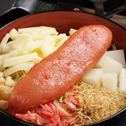 明太チーズもちもんじゃ