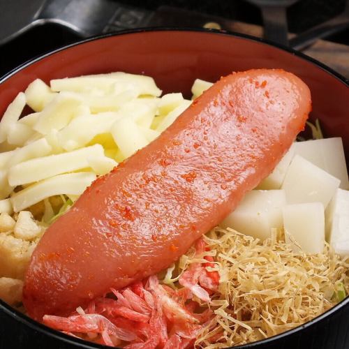 明太チーズもちもんじゃ