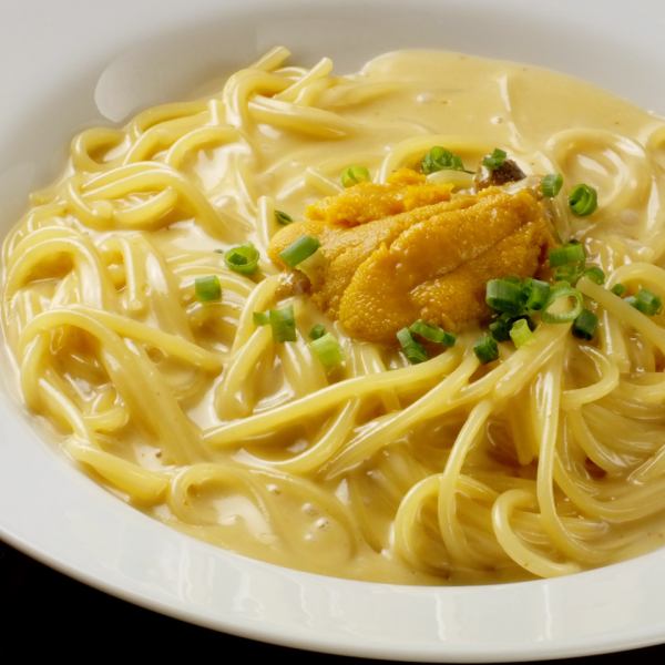 ウニのクリームスパゲッティ