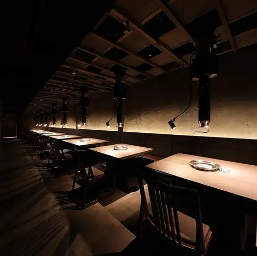 在祇园，朋友们聚在一起享用烤肉（日式烤肉）。