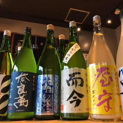 日本酒が常時40種類以上！