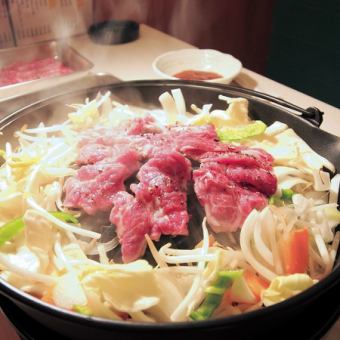 [All-you-can-eat] Genghis Khan course B 4,000 yen