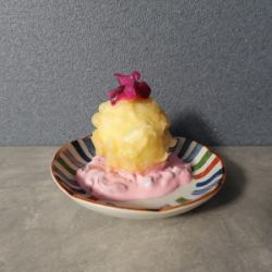 Soft-boiled egg and ouffe mayonnaise tempura