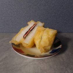 Mentaiko, Yam, and Cheese Tempura