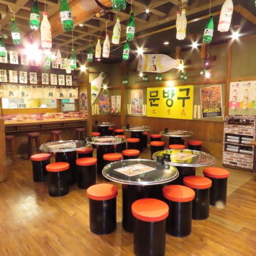 店内はまるで韓国現地！