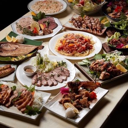 【食べ飲み】地域最安!全100品以上!スイーツも有2時間焼鳥食べ飲み放題3500円(税込)