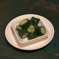 ◎きゅうりの浅漬け