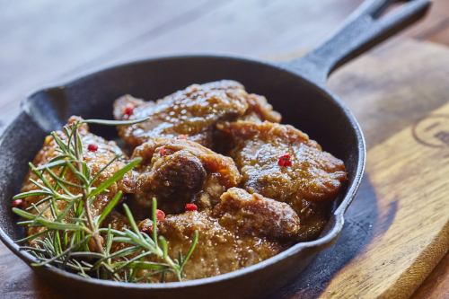 Flavored fermented tuna cheek steak