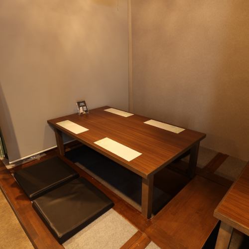 Private room with sunken kotatsu table