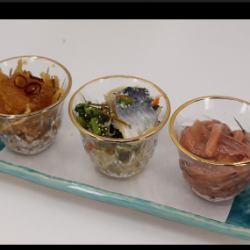 生珍味３種盛り合わせ