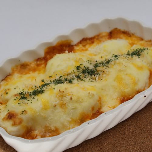 Japanese-style seafood gratin