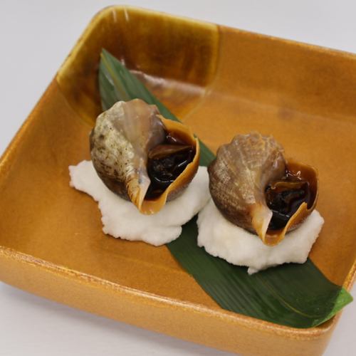 Charcoal grilled boiled mash