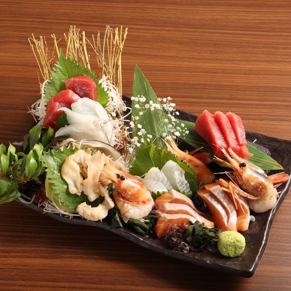 【2時間飲み放題付き】旬の食材を堪能できる 宵酔コース≪全7品≫個室完備×海鮮居酒屋×飲み放題