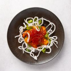 自家製和風エビチリ