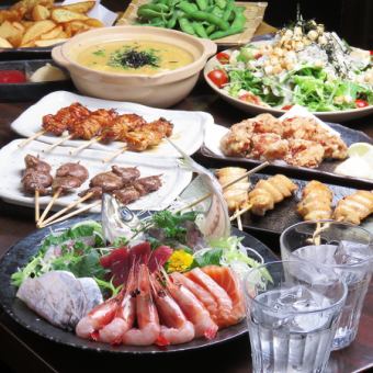 [A great value 4,600 yen course where you can enjoy the best yakitori that we are proud of!!]