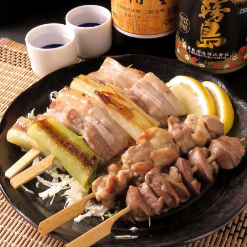 [Popular for the large pieces of meat★] 2 yakitori skewers each 500 yen (tax included)