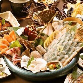 Gorgeous banquet food and fishing included! Special course! 2.5 hours of all-you-can-drink included (last order 30 minutes before closing)