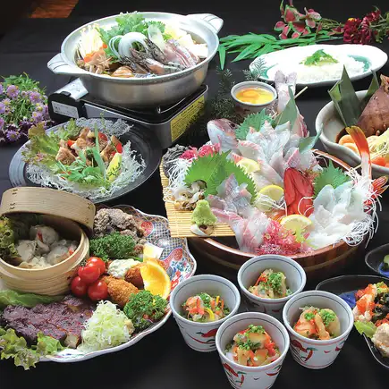 忘新年会限定!!釣り付き!7品ご宴会料理、2時間飲み放題付き(30分前Lo)!!ご宴会コース