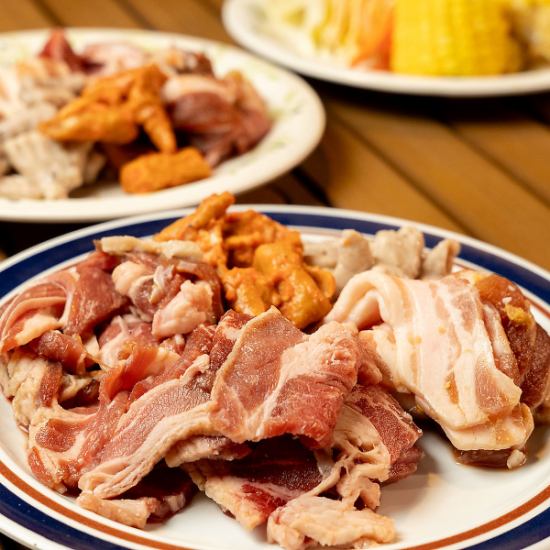 網焼きBBQ・ブッフェに120分飲み放題付きで4900円(税込)～ご用意